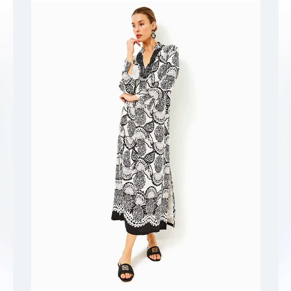 Lilly Pulitzer Irella Maxi Caftan Dress